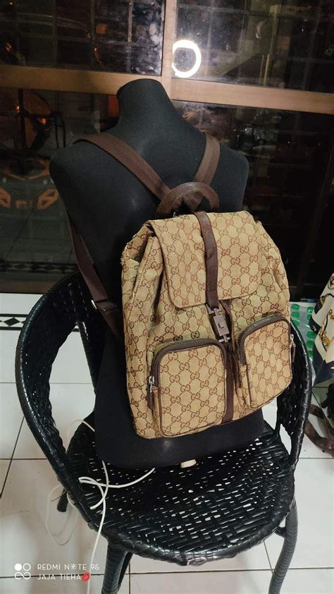 gucci vintage clothing|authentic vintage gucci backpack.